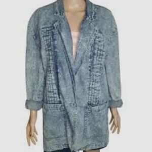 Women's Distressed Blue Jacket